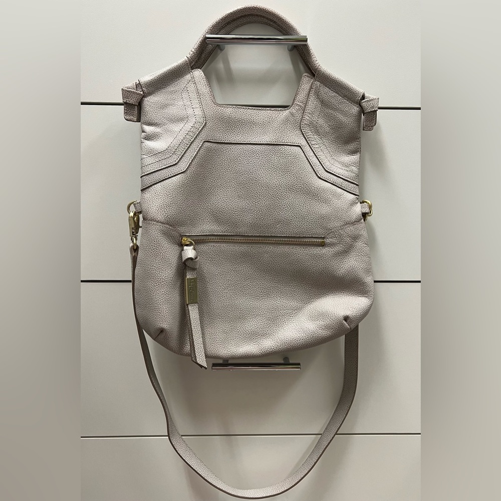 Sac Tote Foley & Corinna Lilli En Cuir Noir - Détail Brodé Fleuri - Neuf Sans Étiquette